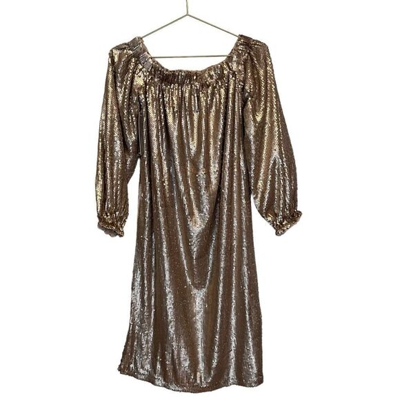 Anthropologie Mare Mare Calliope Sequined Midi Dress Size Small NWT - Picture 3 of 11